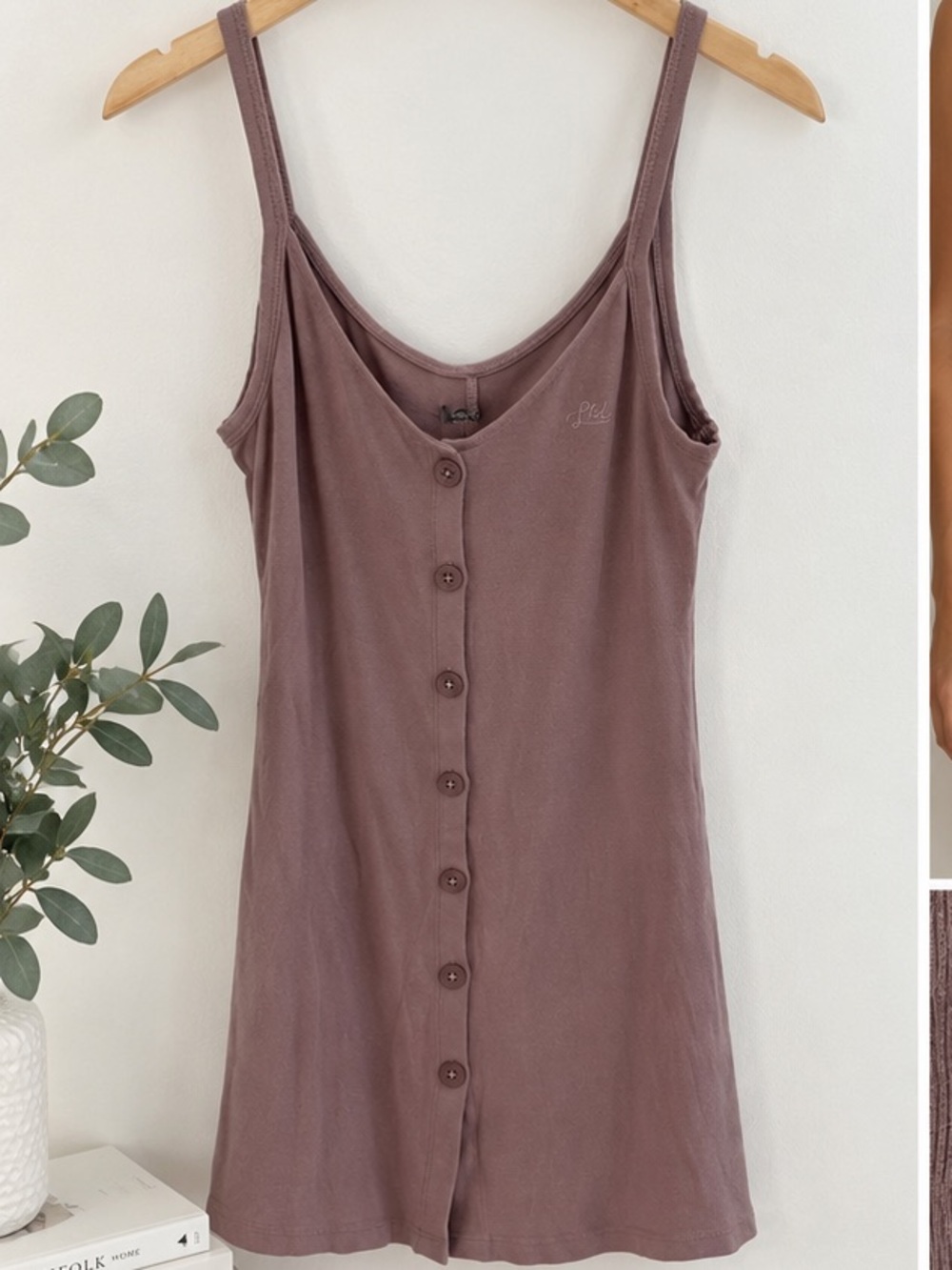 Women’s Lavender Button-Front Dress